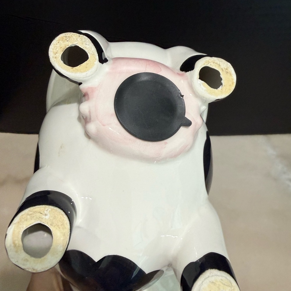 Dolomite Animal Saving Bank, Holstein Dairy Cattle Piggy Bank - Picture 4 of 7